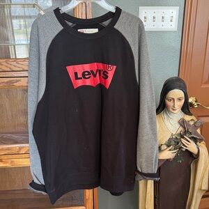 Levi's Kids Black and Gray Sweatshirt